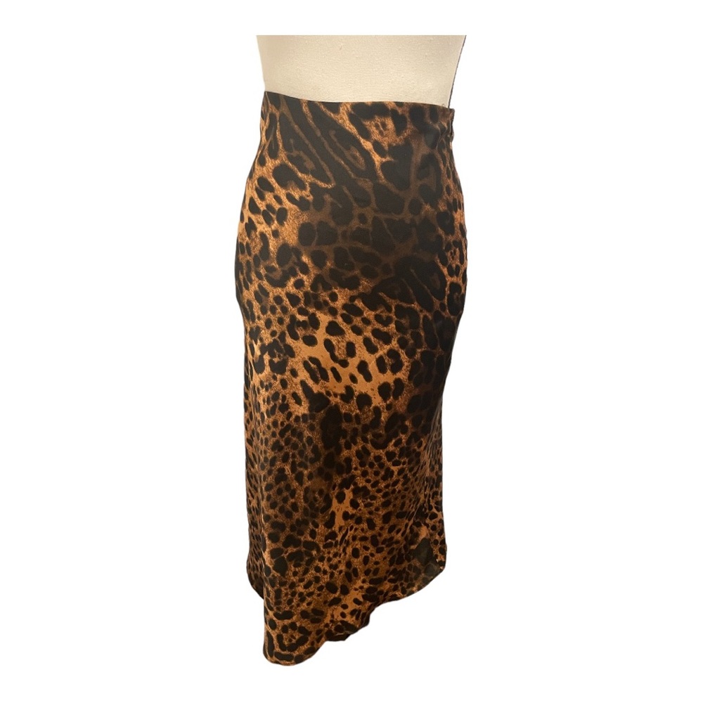 Forever 21 Leopard Print Midi Skirt